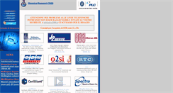 Desktop Screenshot of chemicalresearch2000.it